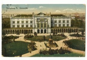 Königsberg (Pr.), Stadtkreis Königsberg Paradeplatz Königsberg (Pr.), Universität V Königsberg, Universität