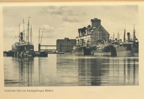 Königsberg (Pr.), Stadtkreis Königsberg Königsberg (Pr.), Getreide-Silo im Hafen Königsberg, Speicher im Außenhafen