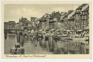 Königsberg (Pr.), Stadtkreis Königsberg Oberer Fischmarkt Königsberg, Oberer Fischmarkt XI Königsberg, Stadtteil Altstadt (Umgebung des Schlosses)