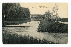 Ebenrode, Stadt, Kreis Ebenrode Ebenrode fr. Stallupönen, Schützenpark - Partie am Schießstand 