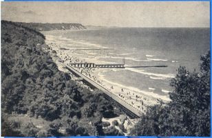 Rauschen Kr. Samland, Kreis Samland Rauschen Kr. Samland, Blick von der Venusspitze XX Rauschen, Strand