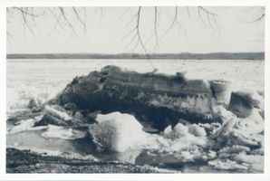 Ragnit, Kreis Tilsit-Ragnit Ragnit, Eisgang auf der Memel Memellandschaft