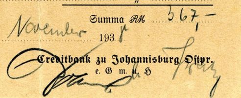 Johannisburg, Kreis Johannisburg Johannisburg, Creditbank, Ausschnitt Johannisburg (Kreis), nicht verortete Bildmotive