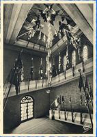 Hohenstein Kr. Osterode, Stadt, Kreis Osterode Hohenstein i. Ostpr., Reichsehrenmal Tannenberg, Blick in den Fahnenturm III Хоэнштайн (Вост. Пруссия), Имперский мемориал «Танненберг», вид в башню знамён, III
