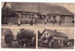 Mittenwald, Kreis Wehlau Aszlacken, Gasthaus Emil Grossmann 