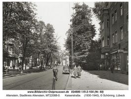 Allenstein, Stadtkreis Allenstein Kaiserstraße  