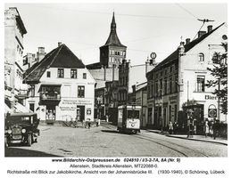 Allenstein, Stadtkreis Allenstein  Allenstein, Jakobikirche