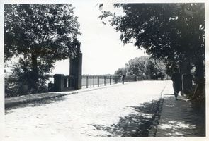 Lyck, Stadt, Kreis Lyck Lyck, Brücke zur Schloßinsel Masurische Seen