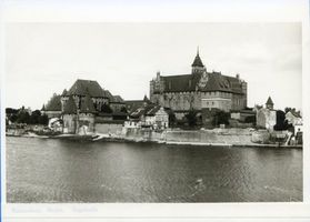 Marienburg, Westpr., Kreis Marienburg Marienburg i. Westpr., Die Marienburg von der Nogatseite IX Marienburg, Schloß