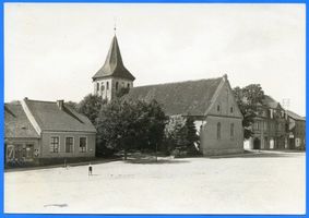 Tapiau, Kreis Wehlau Marktplatz Tapiau, Markt mit Kirche VII Тапиау, рынок с церковью, VII