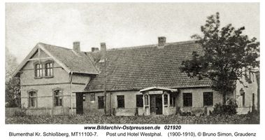 Blumenthal Kr. Schloßberg, Kreis Schloßberg 