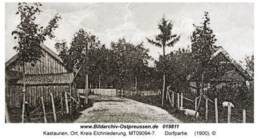 Kastaunen Kr. Elchniederung, Ort, Kreis Elchniederung 