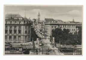 Königsberg (Pr.), Stadtkreis Königsberg Kneiph. Langgasse Königsberg, Blick in die Kneiphöfsche Langgasse Königsberg, Stadtteil Kneiphof