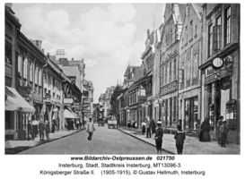 Insterburg, Stadt, Stadtkreis Insterburg Erich-Koch-Straße (fr. Königsberger Straße)