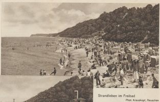 Rauschen Kr. Samland, Kreis Samland Rauschen Kr. Samland, Strandleben II Rauschen, Strand