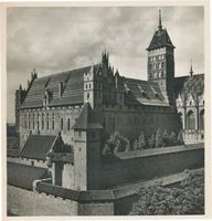 Marienburg, Westpr., Kreis Marienburg Marienburg i. Westpr., Die Marienburg, Hochschloß (Haus des Konvents) von Südosten Мариенбург (Зап. Пр.), замок Мариенбург, Высокий замок (дом конвента) с юго-востока