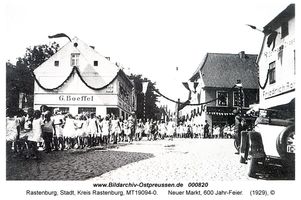 Rastenburg, Stadt, Kreis Rastenburg Neuer Markt