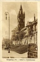 Königsberg (Pr.), Stadtkreis Königsberg Königsberg (Pr.), Schloß mit Schloßterrasse, Südseite III Königsberg, Schloß