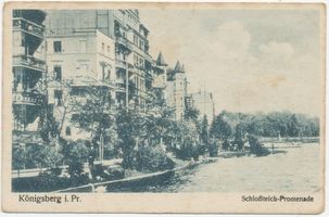 Königsberg (Pr.), Stadtkreis Königsberg Schlossteichpromenade Königsberg (Pr.), Schloßteichpromenade Königsberg, Schloßteich