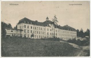 Allenstein, Stadtkreis Allenstein Allenstein, Krankenhaus, Lungenheilstätte Allenstein, Krankenhäuser und Heilstätten