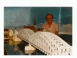 Tilsit, Stadt, Stadtkreis Tilsit Tilsit, Modell der Luisen-Brücke III, Horst Dühring Тильзит, модель моста Луизы, III, Хорст Дюринг