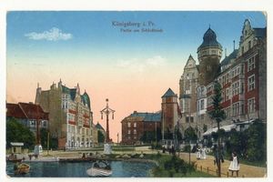 Königsberg (Pr.), Stadtkreis Königsberg Königsberg (Pr.), Partie am Schlossteich XIII Königsberg, Schloßteich