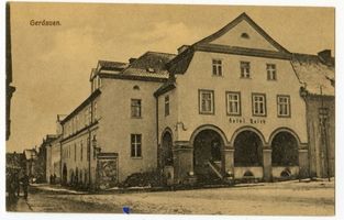 Gerdauen, Stadt und Bahnstation, Kreis Gerdauen Gerdauen, Hotel Reich Гердауэн, отель «Рейх»