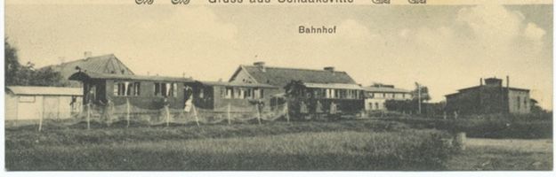 Schaaksvitte, Kreis Samland Schaaksvitte, Bahnhof 