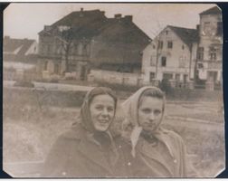 Gerdauen, Stadt und Bahnstation, Kreis Gerdauen Gerdauen, Marktplatz am Gelände der eingeebneten Hakenbuden 