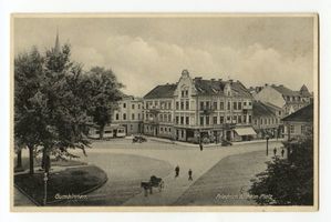 Gumbinnen, Stadt, Kreis Gumbinnen Königsplatz Gumbinnen, Friedrich-Wilhelm-Platz II 