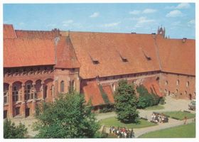 Marienburg, Westpr., Kreis Marienburg Marienburg, Blick in den Innenhof der Ordensburg VIII Мариенбург, вид во внутренний двор орденского замка, VIII