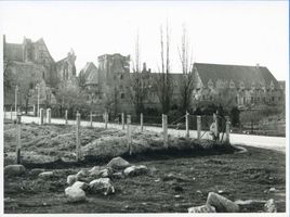 Marienburg, Westpr., Kreis Marienburg Marienburg i. Westpr., Die zerstörte Burg, Südseite Мариенбург в Западной Пруссии, разрушенный замок, южная сторона
