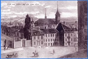 Königsberg (Pr.), Stadtkreis Königsberg Königsberg (Pr.), Blick vom Schloß auf den Dom 1850 Königsberg, Schloß