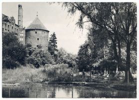 Braunsberg Kr. Braunsberg, Kreis Braunsberg Braunsberg, Ostpr., Ruine Kath. Pfarrkirche und Wehrturm 