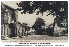Mensguth Dorf, Kreis Ortelsburg  
