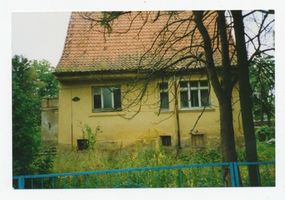 Metgethen, Ort und Bahnstation, Stadtkreis Königsberg Birkenweg 38 Metgethen, Birkenweg 38, Haus Salz Metgethen, Häuser früher und heute