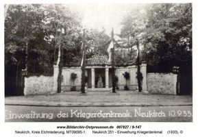 Neukirch, Ort, Kreis Elchniederung Hauptstraße