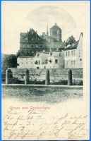 Braunsberg Kr. Braunsberg, Kreis Braunsberg Braunsberg, Teilansicht mit kath. Pfarrkirche und Molkerei Braunsberg, Katholische Pfarrkirche (Katharinenkirche)
