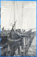 Rossitten Kr. Samland, Kreis Samland Rossitten Kr. Samland, Boote an der Mole Росситтен, окр. Самбия, лодки у мола
