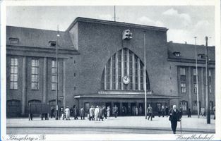 Königsberg (Pr.), Stadtkreis Königsberg Reichsplatz Königsberg (Pr.), Hauptbahnhof XX Königsberg, Hauptbahnhof