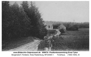 Bürgersdorf Kr. Rastenburg, Försterei, Kreis Rastenburg 