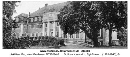 Arklitten, Gut, Kreis Gerdauen 