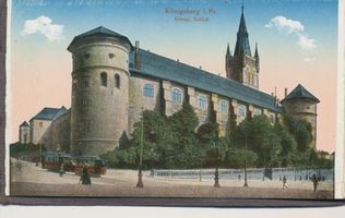 Königsberg (Pr.), Stadtkreis Königsberg Königsberg, Schloß, Westseite Königsberg, Schloß