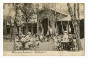 Ebenrode, Stadt, Kreis Ebenrode Ebenrode fr. Stallupönen, Schützenpark, Große Festhalle Эбенроде, быв. Шталлупёнен, стрелковый парк, большой праздничный зал