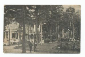 Tilsit, Stadt, Stadtkreis Tilsit Tilsit, Park Jakobsruh, Gewerbeausstellung, Sekt-Kellerei von Georg Brinkmann und Bürgerliches Brauhaus Tilsit, Park Jakobsruh, Gewerbeausstellung 1905
