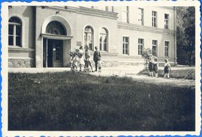 Osterode (Ostpr.), Kreis Osterode Osterode, Lyzeum - Eingang 