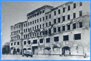 Königsberg (Pr.), Stadtkreis Königsberg Hansaring Königsberg (Pr.), Stadthaus, Kriegsschäden Königsberg, Zweiter Weltkrieg und das Ende