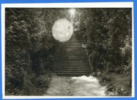 Obereißeln, Kreis Tilsit-Ragnit Obereißeln, Große Treppe zum Ausflugslokal Оберайселен, большая лестница к загородному ресторану