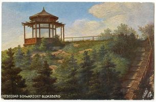 Schwarzort, Kreis Memel Schwarzort, Blocksberg mit Aussichtsturm IX 