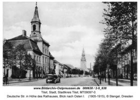 Tilsit, Stadt, Stadtkreis Tilsit Deutsche Straße